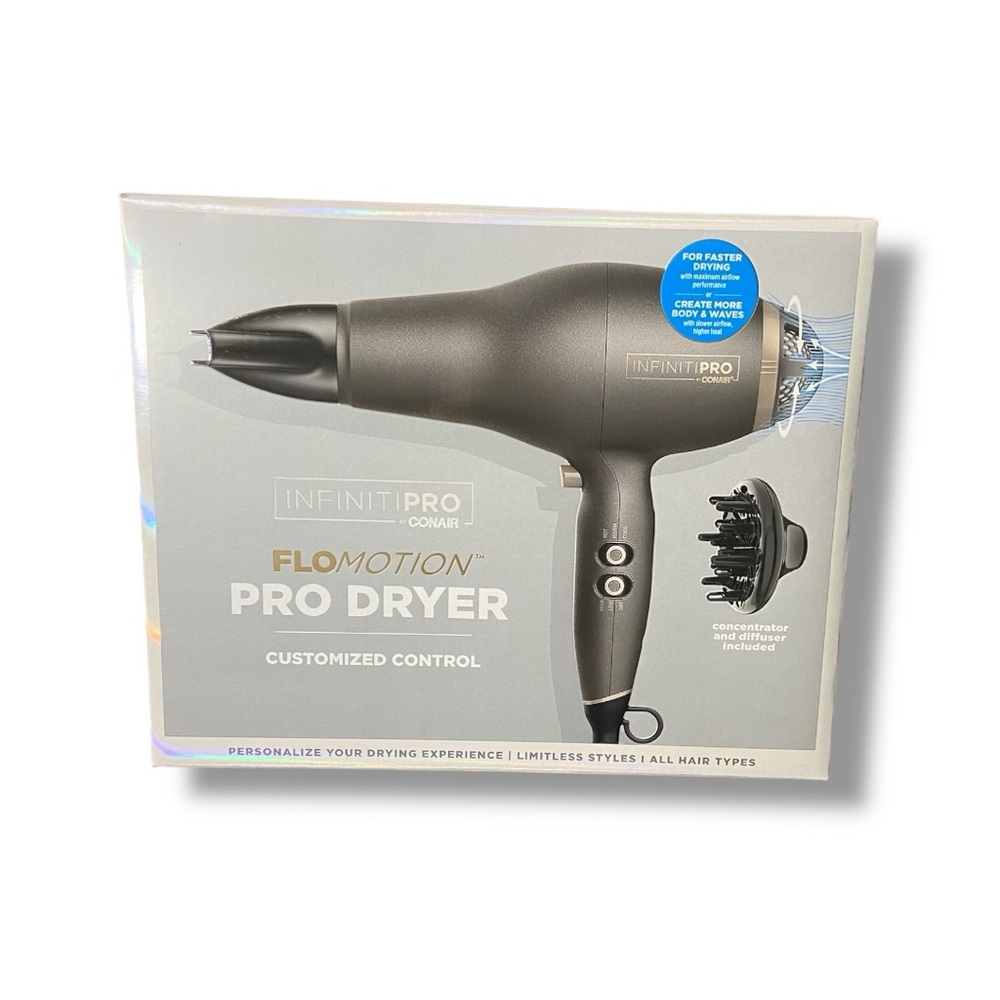 Conair Infiniti Pro Flomotion Pro Hair Dryer NWT